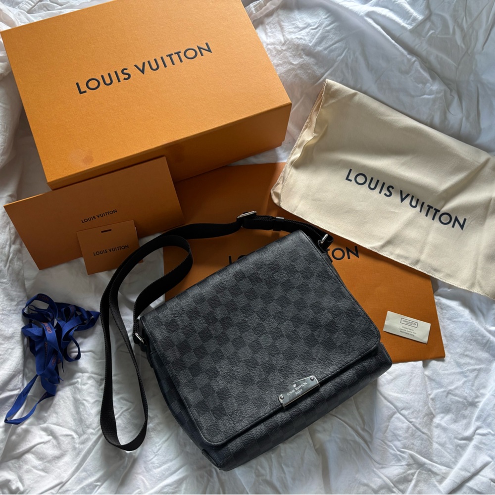 Louis Vuitton District PM Crossbody Damier Graphite Shoulder Bag